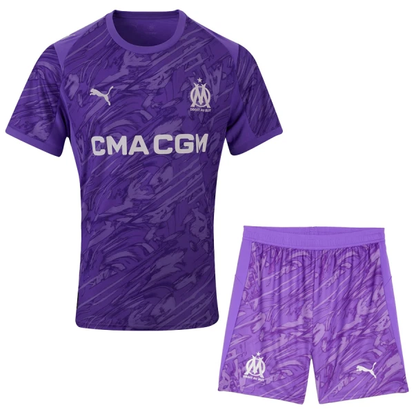 Olympique Marseille Målmandstrøje Børn 25/26 Lilla Olympique Marseille Målmandstrøje Børn 25/26 Lilla