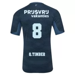 Feyenoord Q. Timber 8 Fodboldtrøje Herre Udebane 25/26