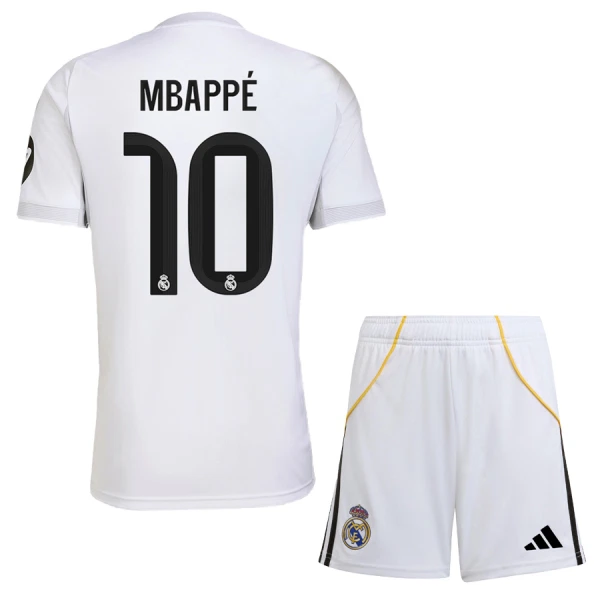Real Madrid Mbappé 10 Fodboldtrøje Børn Hjemmebane 25/26