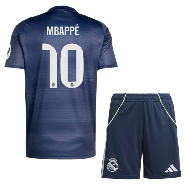 Real Madrid Mbappé 10 Fodboldtrøje Børn Udebane 25/26 Real Madrid Mbappé 10 Fodboldtrøje Børn Udebane 25/26
