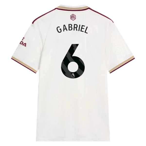 Arsenal Gabriel 6 Fodboldtrøje Herre Tredje 25/26