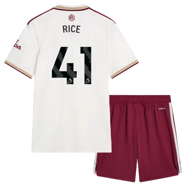 Arsenal Rice 41 Fodboldtrøje Børn Tredje 25/26