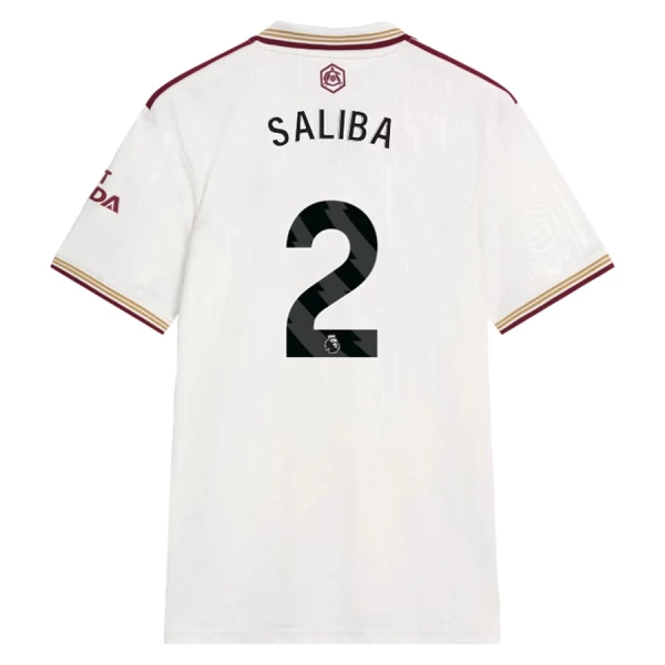 Arsenal Saliba 2 Fodboldtrøje Herre Tredje 25/26 Arsenal Saliba 2 Fodboldtrøje Herre Tredje 25/26
