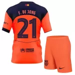 FC Barcelona Frenkie de Jong 21 Fodboldtrøje Børn Tredje 25/26