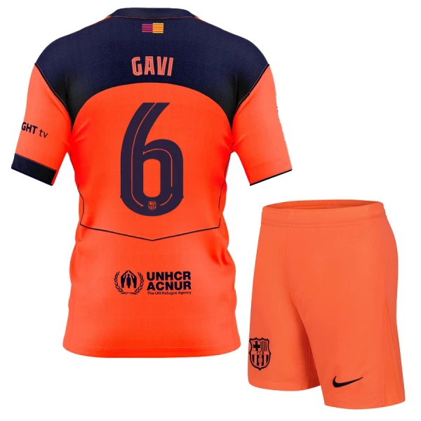 FC Barcelona Gavi 6 Fodboldtrøje Børn Tredje 25/26 FC Barcelona Gavi 6 Fodboldtrøje Børn Tredje 25/26