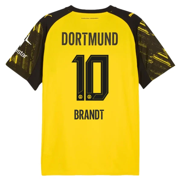 Borussia Dortmund Brandt 10 Fodboldtrøje Herre Hjemmebane 25/26 Borussia Dortmund Brandt 10 Fodboldtrøje Herre Hjemmebane 25/26