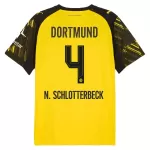 Borussia Dortmund N. Schlotterbeck 4 Fodboldtrøje Herre Hjemmebane 25/26