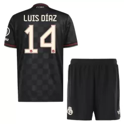 FC Bayern München Luis Díaz 14 Fodboldtrøje Børn Tredje 25/26