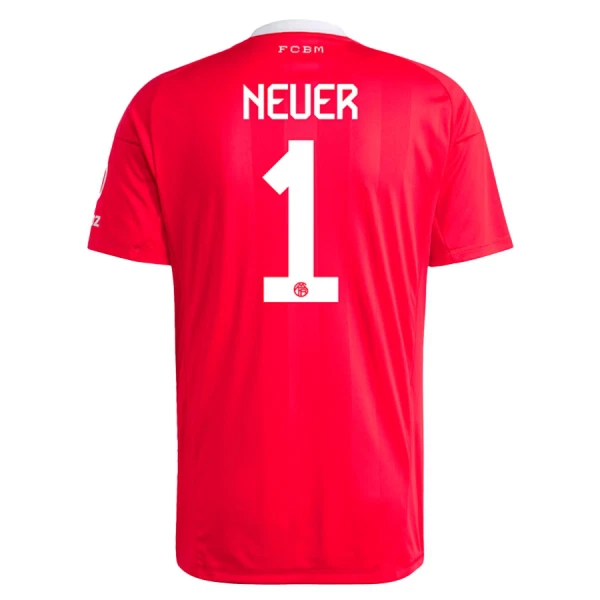 FC Bayern München Neuer 1 Målmandstrøje Herre 25/26 Rød FC Bayern München Neuer 1 Målmandstrøje Herre 25/26 Rød