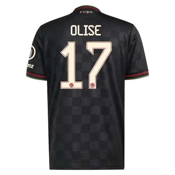 FC Bayern München Olise 17 Fodboldtrøje Herre Tredje 25/26 FC Bayern München Olise 17 Fodboldtrøje Herre Tredje 25/26