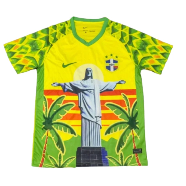 Brasilien Fodboldtrøje Herre 2025 Hvid Speciel Brasilien Fodboldtrøje Herre 2025 Hvid Speciel