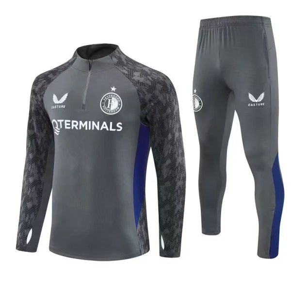 Feyenoord Trænings sweatshirt sæt Herre 25/26 Grå Feyenoord Trænings sweatshirt sæt Herre 25/26 Grå