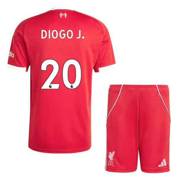 Liverpool Diogo J 20 Fodboldtrøje Børn Hjemmebane 25/26 Liverpool Diogo J 20 Fodboldtrøje Børn Hjemmebane 25/26