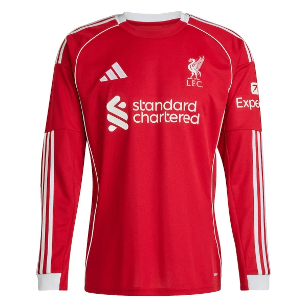 Liverpool Fodboldtrøje Herre Hjemmebane 25/26 Langærmet Liverpool Fodboldtrøje Herre Hjemmebane 25/26 Langærmet