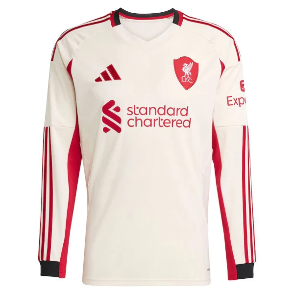 Liverpool Fodboldtrøje Herre Udebane 25/26 Langærmet Liverpool Fodboldtrøje Herre Udebane 25/26 Langærmet