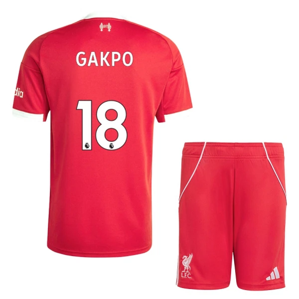 Liverpool Gakpo 18 Fodboldtrøje Børn Hjemmebane 25/26 Liverpool Gakpo 18 Fodboldtrøje Børn Hjemmebane 25/26