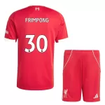 Liverpool Jeremie Frimpong 30 Fodboldtrøje Børn Hjemmebane 25/26