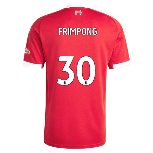Liverpool Jeremie Frimpong 30 Fodboldtrøje Herre Hjemmebane 25/26 Liverpool Jeremie Frimpong 30 Fodboldtrøje Herre Hjemmebane 25/26