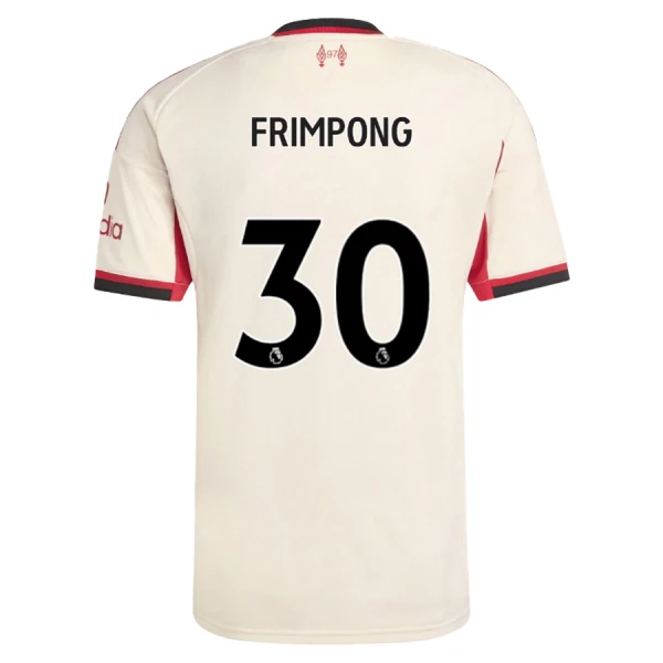 Liverpool Jeremie Frimpong 30 Fodboldtrøje Herre Udebane 25/26 Liverpool Jeremie Frimpong 30 Fodboldtrøje Herre Udebane 25/26
