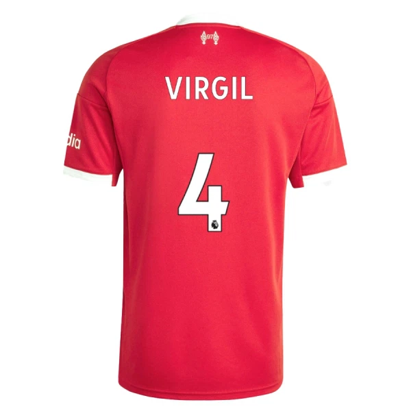 Liverpool Virgil 4 Fodboldtrøje Børn Hjemmebane 25/26