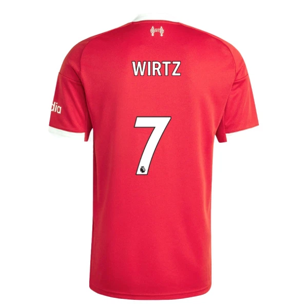 Liverpool Wirtz 7 Fodboldtrøje Herre Hjemmebane 25/26 Liverpool Wirtz 7 Fodboldtrøje Herre Hjemmebane 25/26