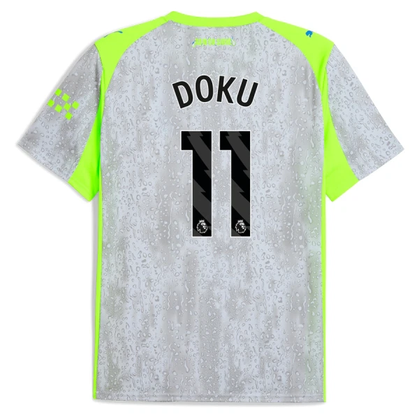 Manchester City Doku 11 Fodboldtrøje Herre Tredje 25/26 Manchester City Doku 11 Fodboldtrøje Herre Tredje 25/26