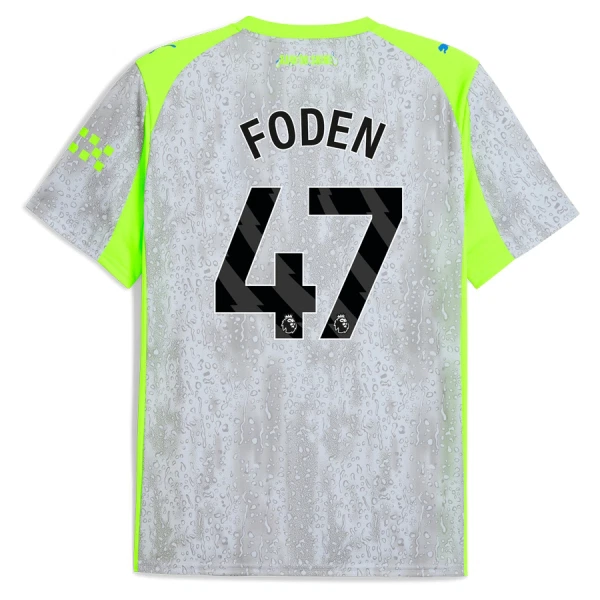 Manchester City Foden 47 Fodboldtrøje Herre Tredje 25/26 Manchester City Foden 47 Fodboldtrøje Herre Tredje 25/26