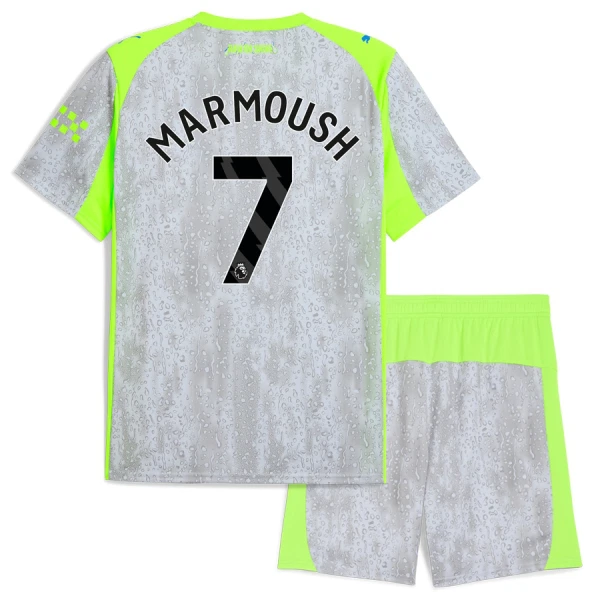 Manchester City Marmoush 7 Fodboldtrøje Børn Tredje 25/26 Manchester City Marmoush 7 Fodboldtrøje Børn Tredje 25/26