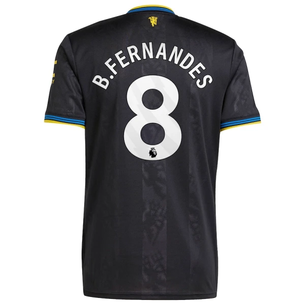 Manchester United Bruno Fernandes 8 Fodboldtrøje Herre Tredje 25/26 Manchester United Bruno Fernandes 8 Fodboldtrøje Herre Tredje 25/26