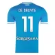 Napoli De Bruyne 11 Fodboldtrøje Herre Hjemmebane 25/26