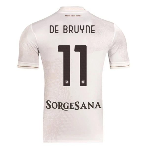 Napoli De Bruyne 11 Fodboldtrøje Herre Udebane 25/26 Napoli De Bruyne 11 Fodboldtrøje Herre Udebane 25/26
