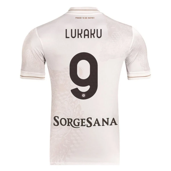 Napoli Lukaku 9 Fodboldtrøje Herre Udebane 25/26