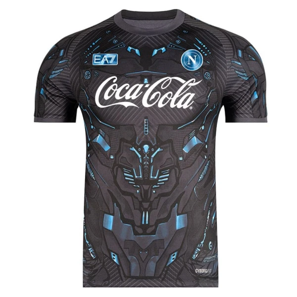 Napoli Pre-Match Fodboldtrøje Herre 25/26 Sort Napoli Pre-Match Fodboldtrøje Herre 25/26 Sort