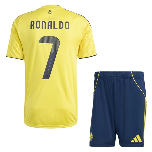 Al-Nassr FC Ronaldo 7 Fodboldtrøje Børn Hjemmebane 25/26 Al-Nassr FC Ronaldo 7 Fodboldtrøje Børn Hjemmebane 25/26