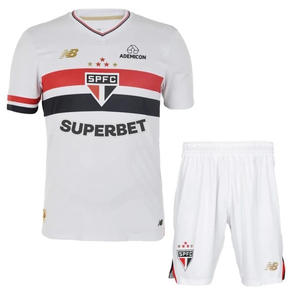 São Paulo Fodboldtrøje Børn Hjemmebane 25/26 São Paulo Fodboldtrøje Børn Hjemmebane 25/26