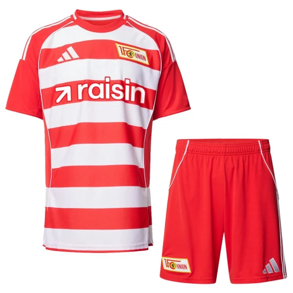Union Berlin Fodboldtrøje Børn Hjemmebane 25/26 Union Berlin Fodboldtrøje Børn Hjemmebane 25/26