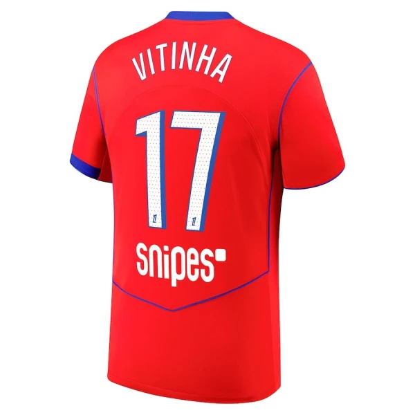 Paris Saint-Germain Vitinha 17 Fodboldtrøje Herre Tredje 25/26