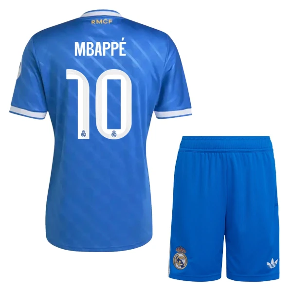 Real Madrid Mbappé 10 Fodboldtrøje Børn Tredje 25/26 Real Madrid Mbappé 10 Fodboldtrøje Børn Tredje 25/26
