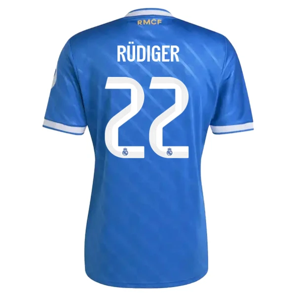 Real Madrid Rudiger 22 Fodboldtrøje Herre Tredje 25/26 Real Madrid Rudiger 22 Fodboldtrøje Herre Tredje 25/26