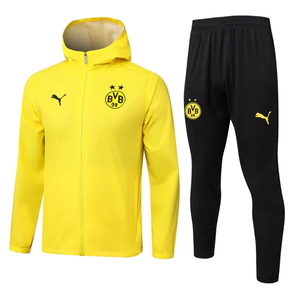 Borussia Dortmund Træningsjakke Hættedragt Herre 25/26 Gul