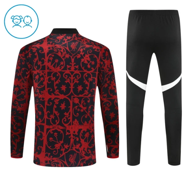 Liverpool Trænings sweatshirt sæt Børn 25/26 Sort