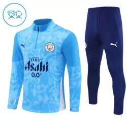 Manchester City Trænings sweatshirt sæt Børn 25/26 Blå