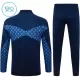 Paris Saint-Germain Trænings sweatshirt sæt Børn 25/26 Blå