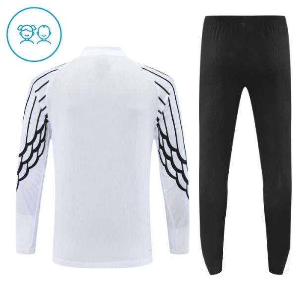 Paris Saint-Germain Trænings sweatshirt sæt Børn 25/26 Hvid