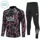 Paris Saint-Germain Trænings sweatshirt sæt Børn 25/26 Sort