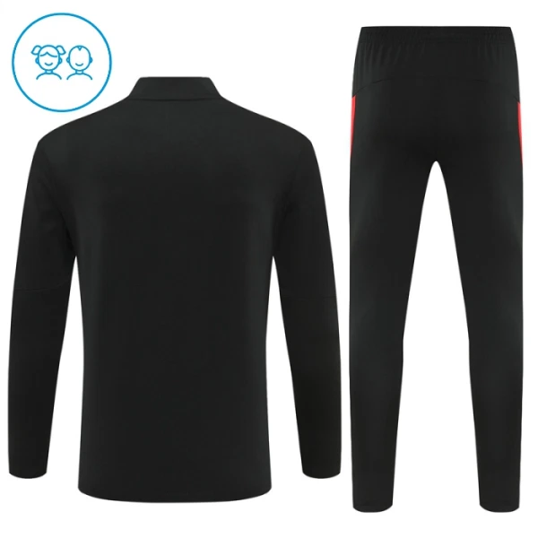 Portugal Trænings sweatshirt sæt Børn 25/26 Sort