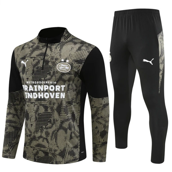 PSV Eindhoven Trænings sweatshirt sæt Herre 25/26 Sort