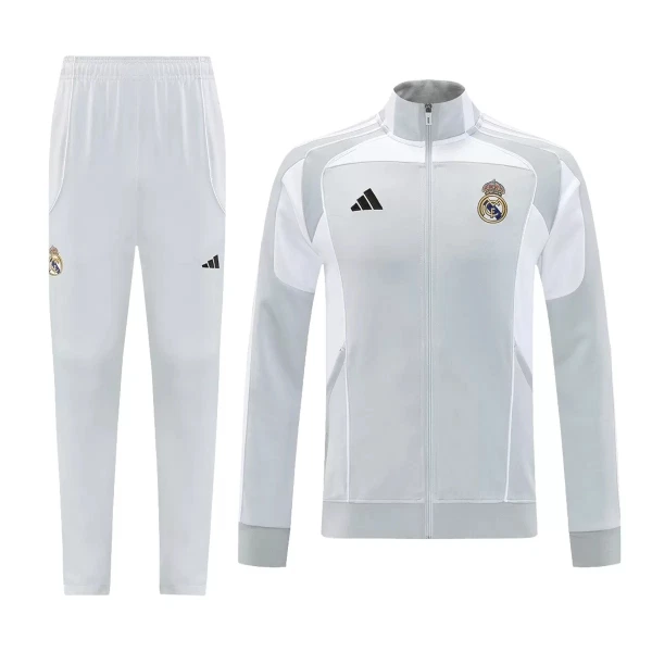 Real Madrid Træningsjakkedragter Herre 25/26 Grå