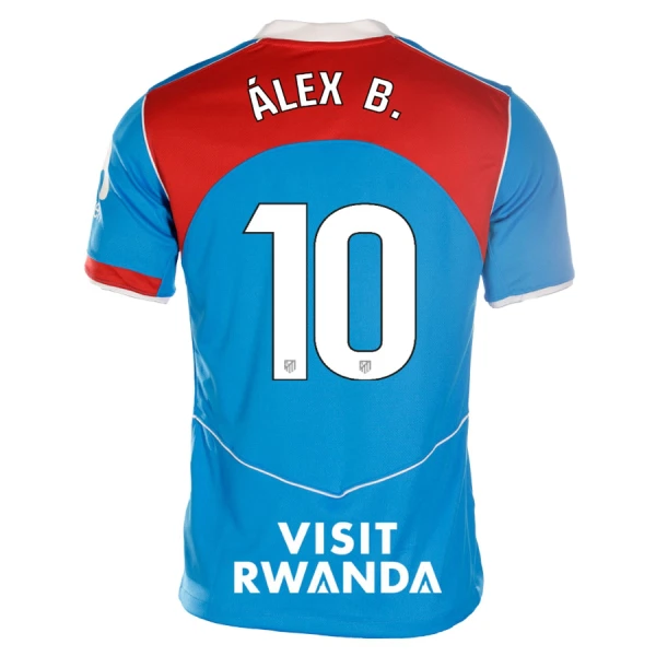 Atlético Madrid Alex B. 10 Fodboldtrøje Herre Tredje 25/26 Atlético Madrid Alex B. 10 Fodboldtrøje Herre Tredje 25/26