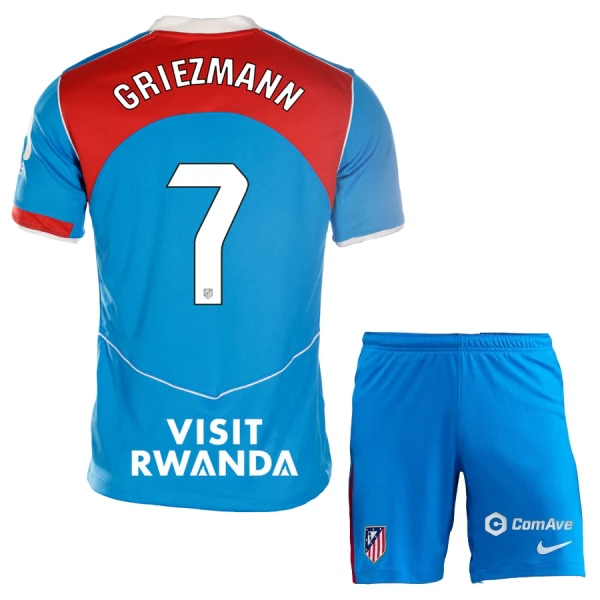 Atlético Madrid Griezmann 7 Fodboldtrøje Børn Tredje 25/26